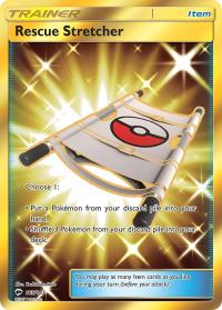 pokemon sm burning shadows rescue stretcher 165 147 secret rare