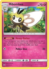 pokemon sm burning shadows ribombee 96 147