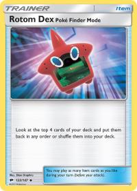 pokemon sm burning shadows rotom dex poke finder mode 122 147 rh
