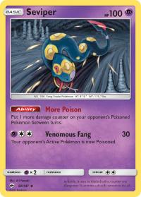 pokemon sm burning shadows seviper 50 147 rh