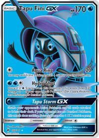 pokemon sm burning shadows tapu fini gx full art 133 147