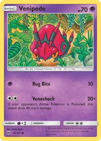 pokemon sm burning shadows venipede 56 147 rh