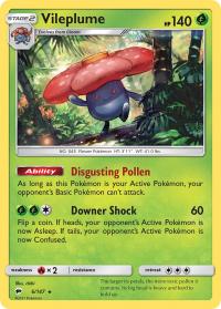 pokemon sm burning shadows vileplume 6 147