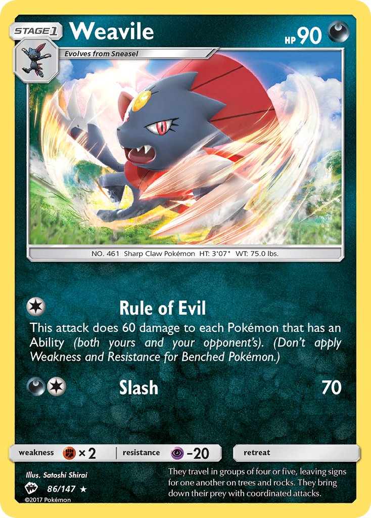 Weavile 86-147 (RH)