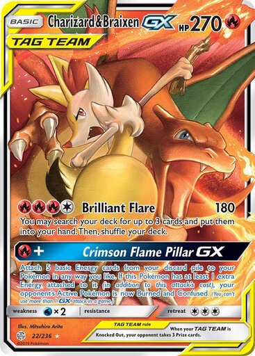 Charizard & Braixen GX 22-236