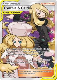 pokemon sm cosmic eclipse cynthia caitlin 228 236 full art