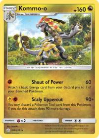 pokemon sm cosmic eclipse kommo o 163 236