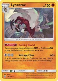 pokemon sm cosmic eclipse lycanroc 124 236