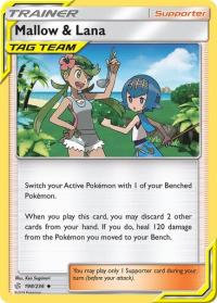 pokemon sm cosmic eclipse mallow lana 198 236