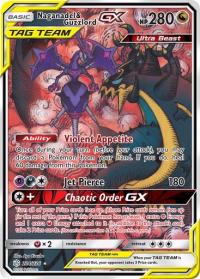 pokemon sm cosmic eclipse naganadel guzzlord gx 224 236 full art