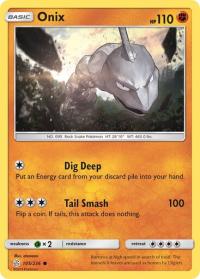 pokemon sm cosmic eclipse onix 105 236