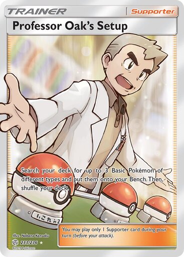 Professor Oak's Setup 233-236 - FULL ART