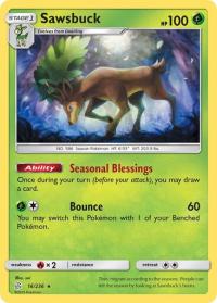 pokemon sm cosmic eclipse sawsbuck 16 236