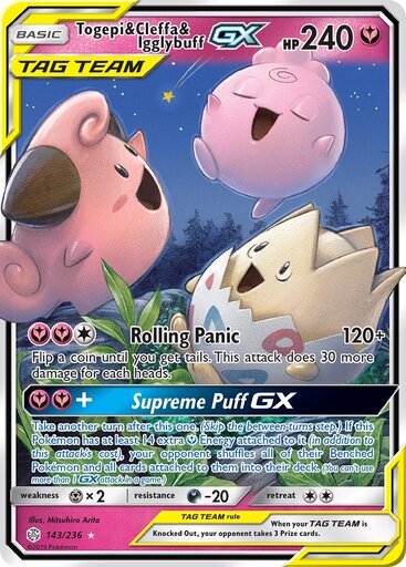 Togepi & Cleffa & Igglybuff GX 143-236