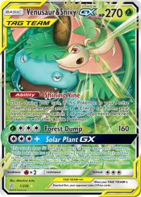 pokemon sm cosmic eclipse venusaur snivy gx 1 236