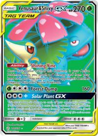 pokemon sm cosmic eclipse venusaur snivy gx 210 236 full art