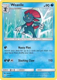 pokemon sm cosmic eclipse weavile 44 236