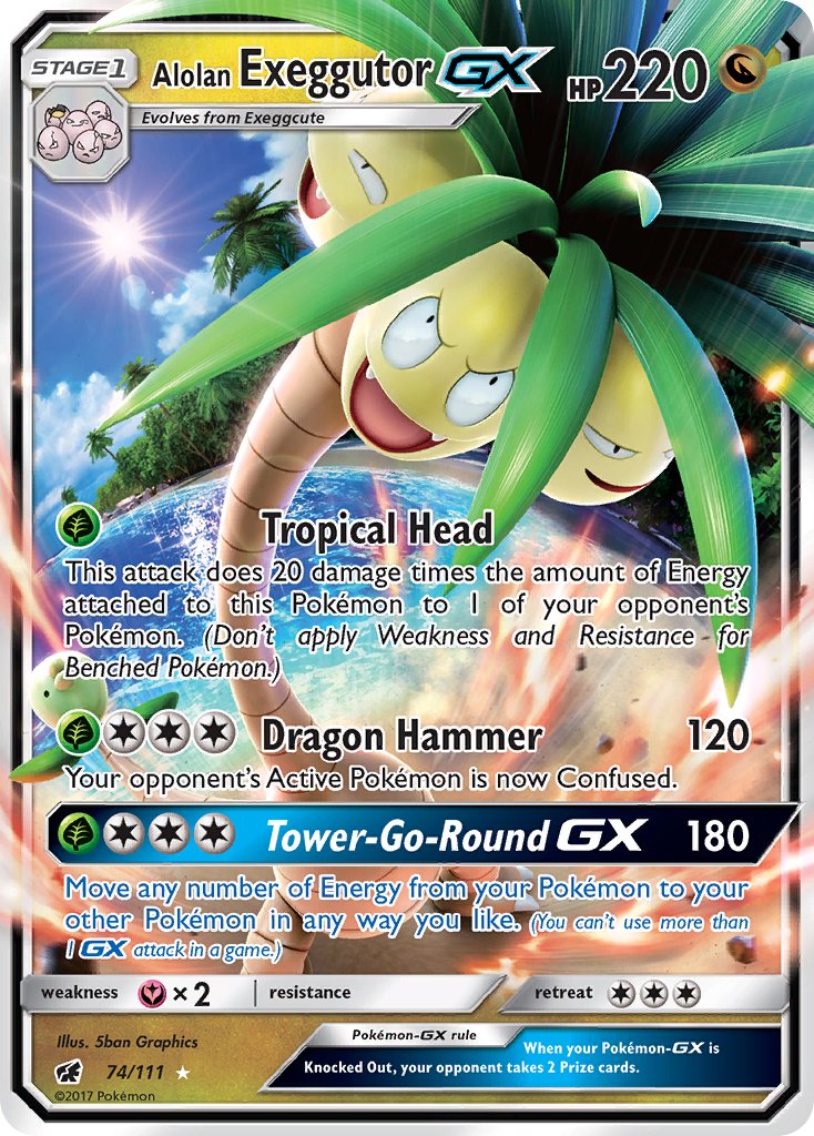 Alolan Exeggutor GX 74-111