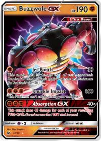 pokemon sm crimson invasion buzzwole gx 57 111