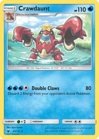 pokemon sm crimson invasion crawdaunt 25 111 rh