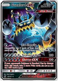 pokemon sm crimson invasion guzzlord gx 63 111