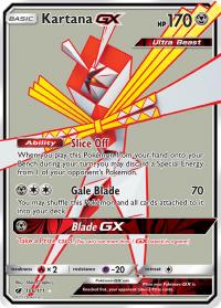 pokemon sm crimson invasion kartana gx full art 106 111