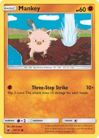 pokemon sm crimson invasion mankey 50 111 rh