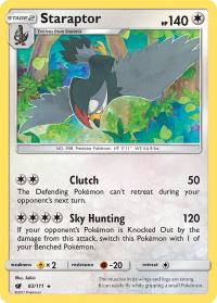 pokemon sm crimson invasion staraptor 83 111 rh