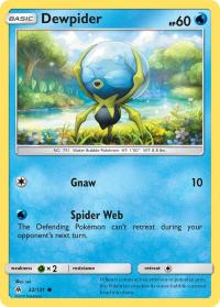 pokemon sm forbidden light dewpider 32 131 rh