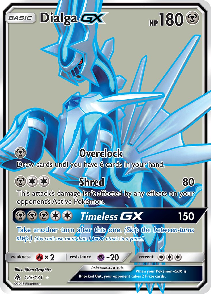 Dialga GX 125-131 - FULL ART