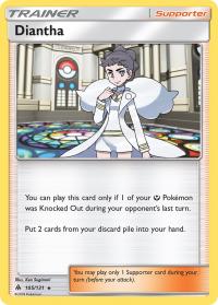 pokemon sm forbidden light diantha 105 131