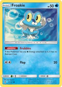 pokemon sm forbidden light froakie 21 131
