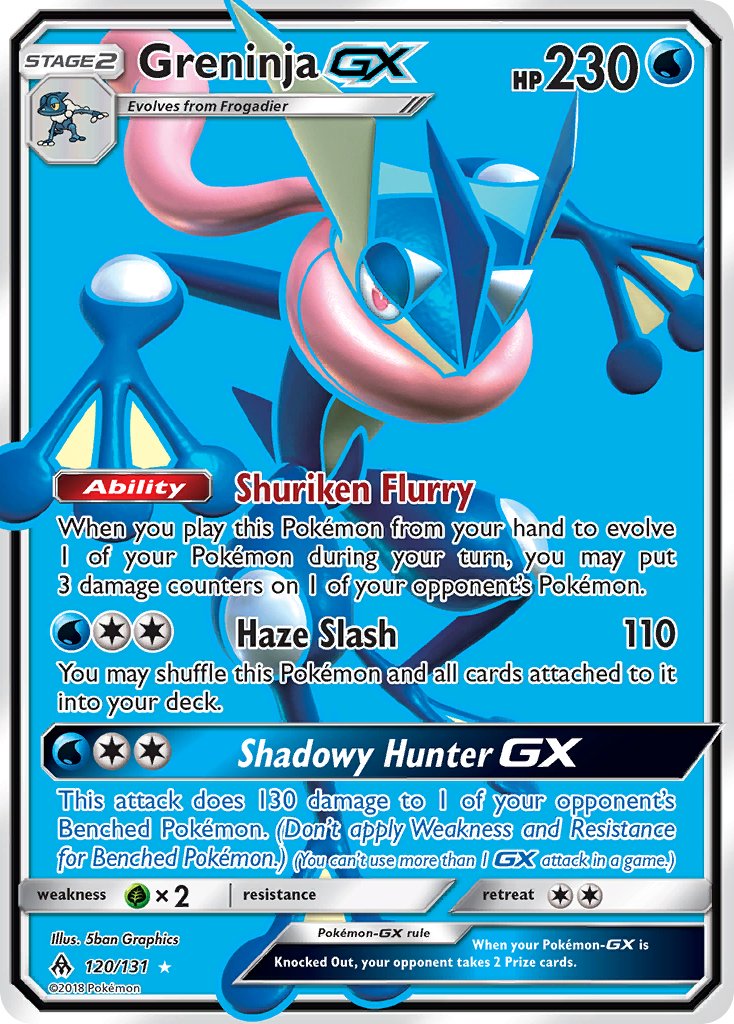 Greninja GX 120-131 - FULL ART