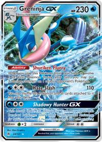 pokemon sm forbidden light greninja gx 24 131