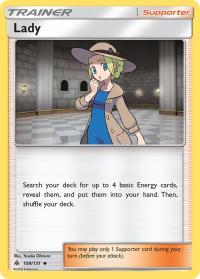 pokemon sm forbidden light lady 109 131