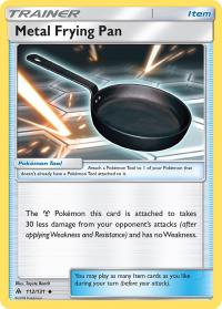 pokemon sm forbidden light metal frying pan 112 131