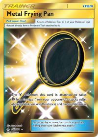 pokemon sm forbidden light metal frying pan 144 131 secret rare
