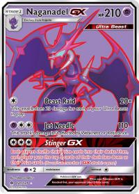 pokemon sm forbidden light naganadel gx 121 131 full art