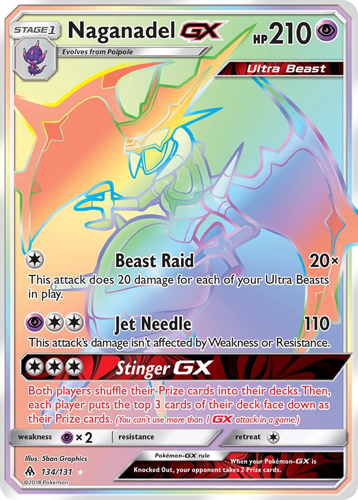 Naganadel GX 134-131 (RAINBOW)