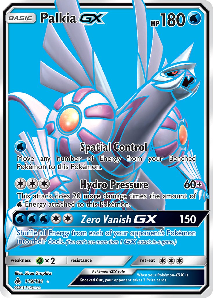 Palkia GX 119-131 - FULL ART