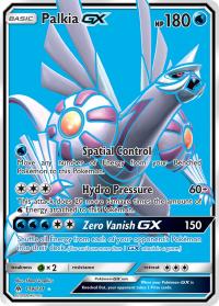 pokemon sm forbidden light palkia gx 119 131 full art