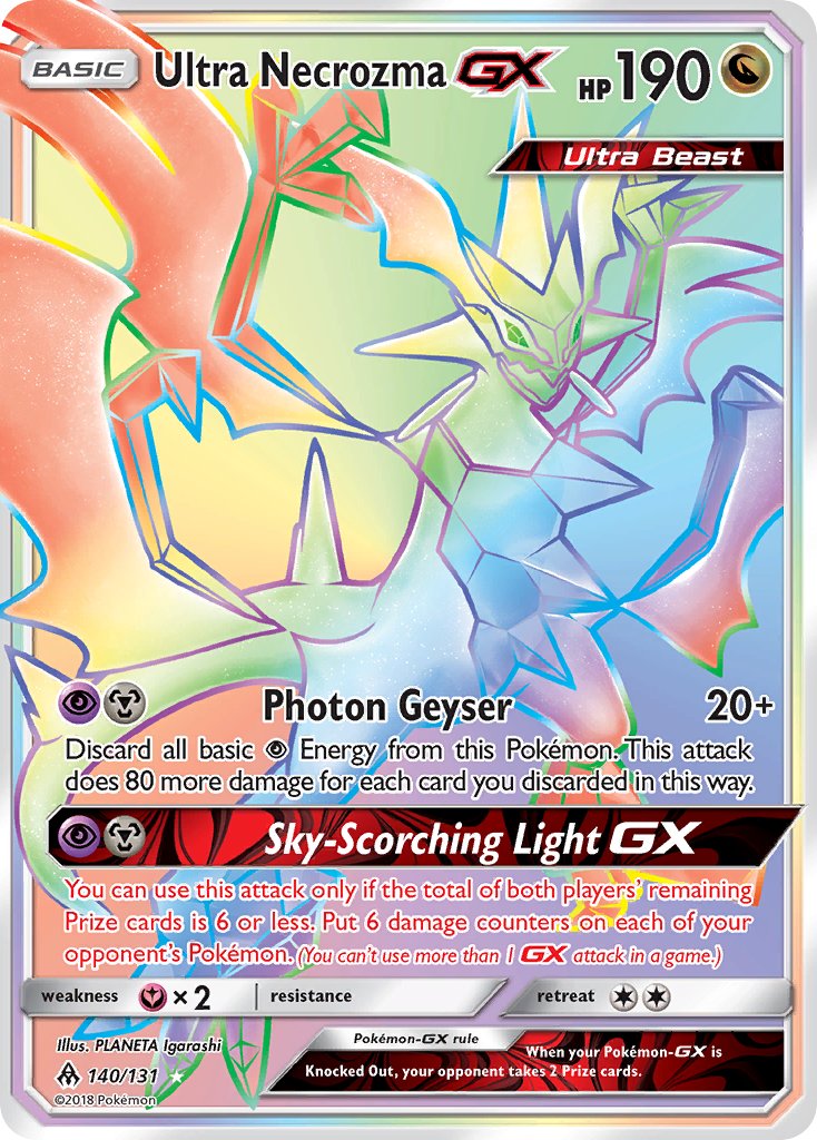 Ultra Necrozma GX 140-131 (RAINBOW)