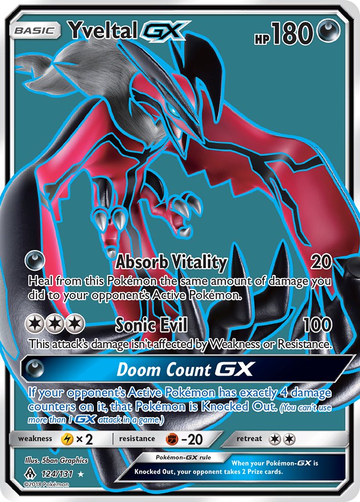 Yveltal GX 124-131 - FULL ART