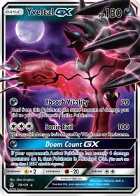 pokemon sm forbidden light yveltal gx 79 131