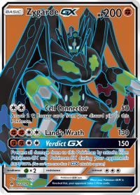 pokemon sm forbidden light zygarde gx 123 131 full art