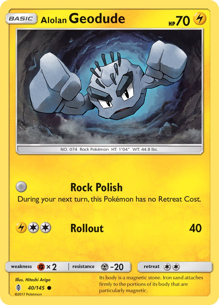 Alolan Geodude 40-145 (RH)