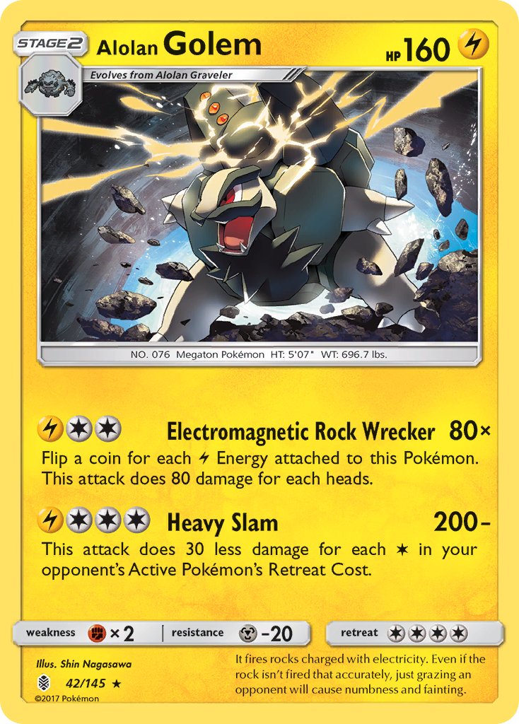 Alolan Golem 42-145 (RH)