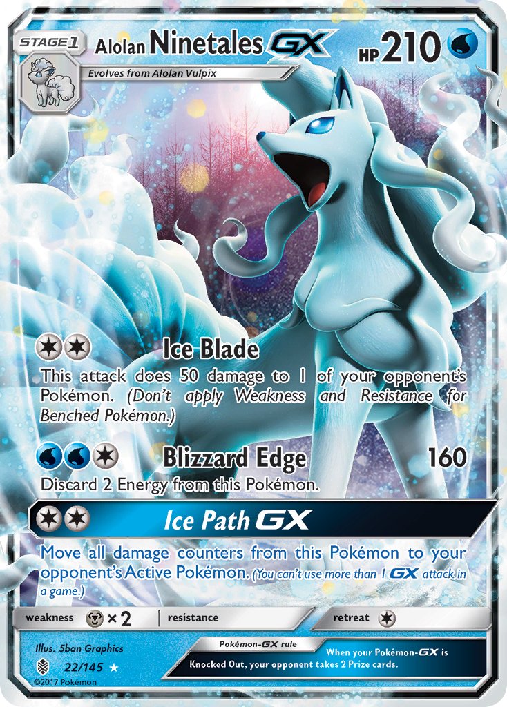 Alolan Ninetales GX 22-145