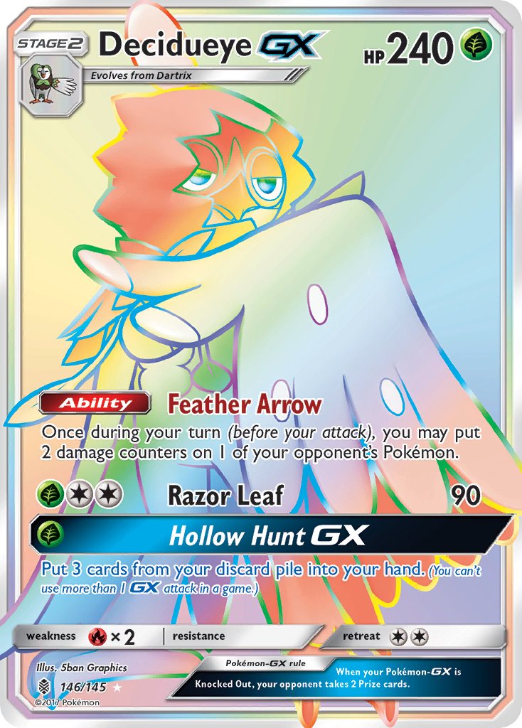 Decidueye GX (RAINBOW) 146-145