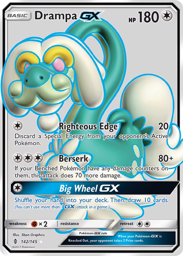 Drampa GX FULL ART 142-145